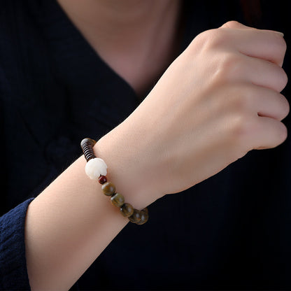 Braccialetto giada Bodhi