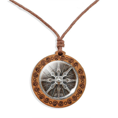Collana Mandala Legno