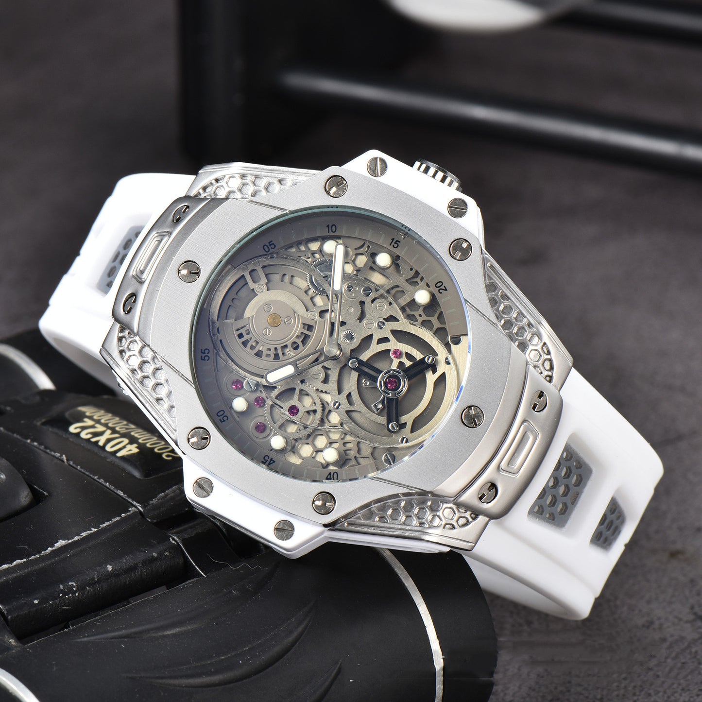 Orologio uomo quarzo con cinturino in tela