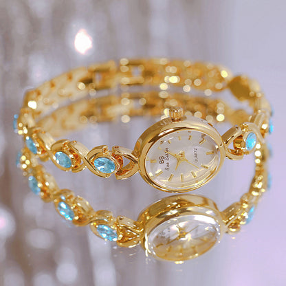 Orologio donna ovale zaffiro