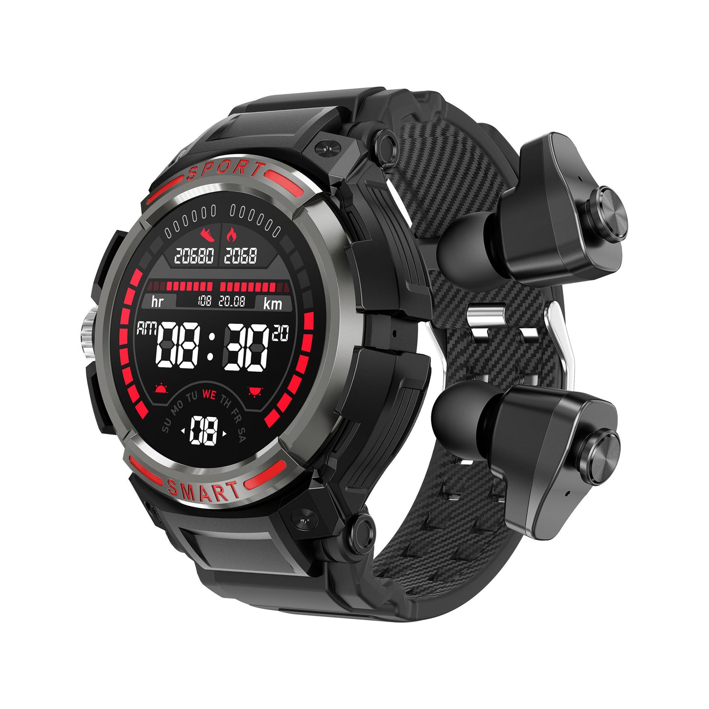 Smartwatch con auricolari doppia chiamata