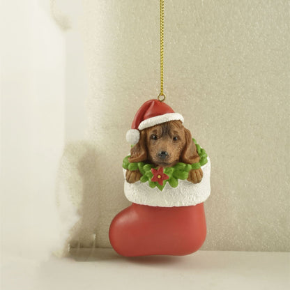 Ciondolo Bassotto Natale