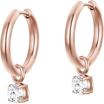 Orecchini zirconi micro-pavé