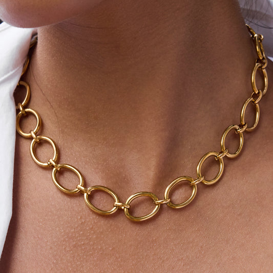 Collana cerchio titanio