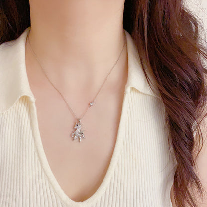 Collana Pegaso con zirconi