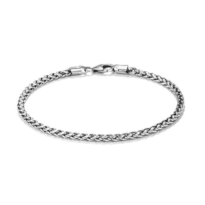 Bracciale argento treccia
