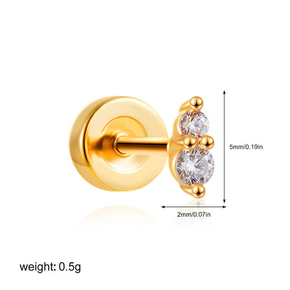 Orecchini zircone mini