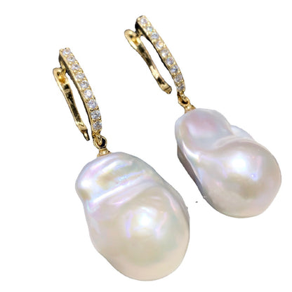 Orecchini perle barocche Edison acqua dolce