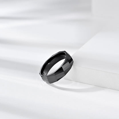 Anello ceramica rombo