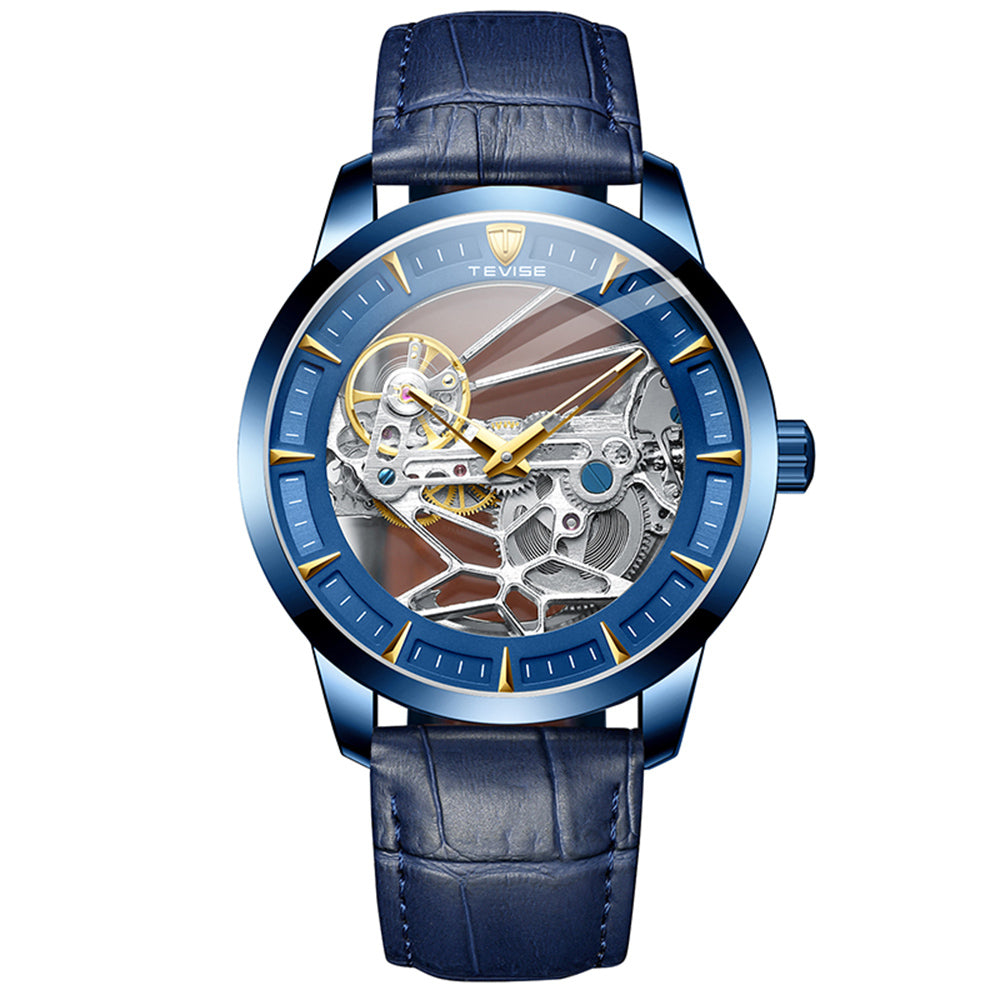 Orologio uomo meccanico automatico impermeabile scheletrato