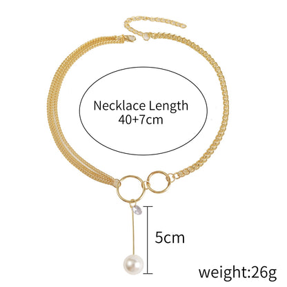 Collana perle barocche Retro esagerata