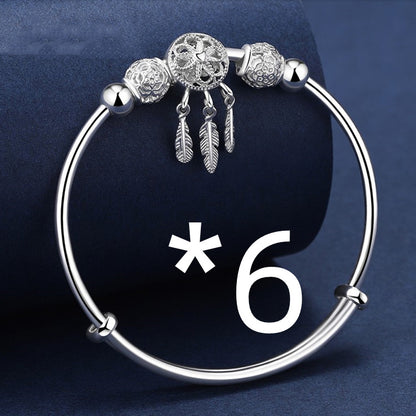 Bracciale perla vintage regolabile