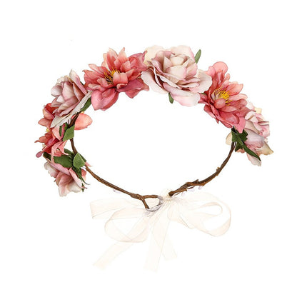 Corona di fiori di rosa