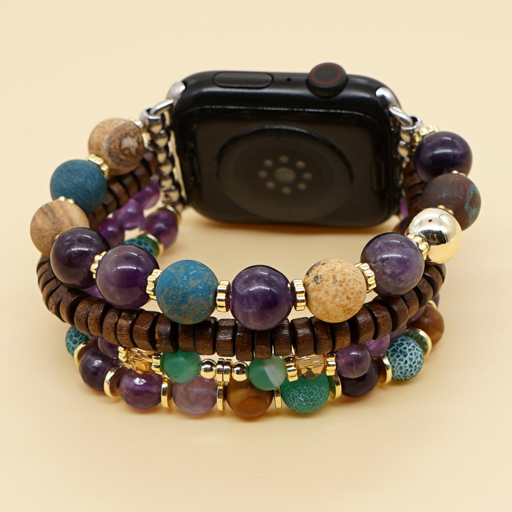 Bracciale ametista oro