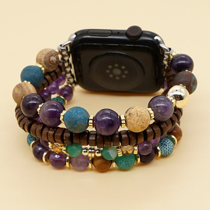 Bracciale ametista oro