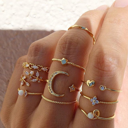 Set anelli stelle