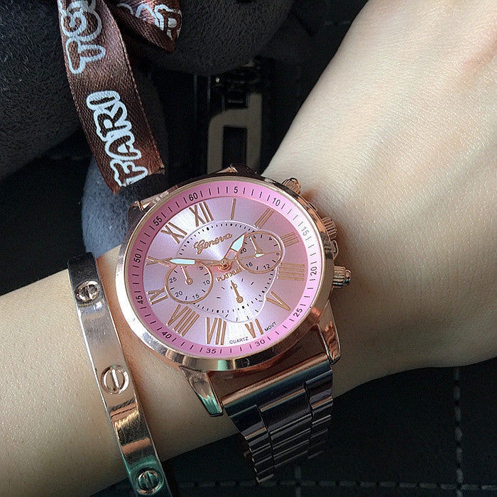Orologio donna acciaio al quarzo casual