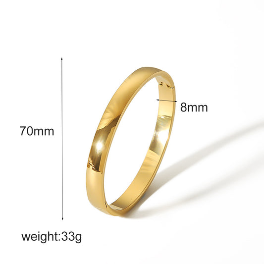 Bracciale quadrato scintillante