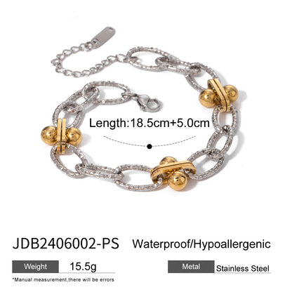 Bracciale a blocchi di colore
