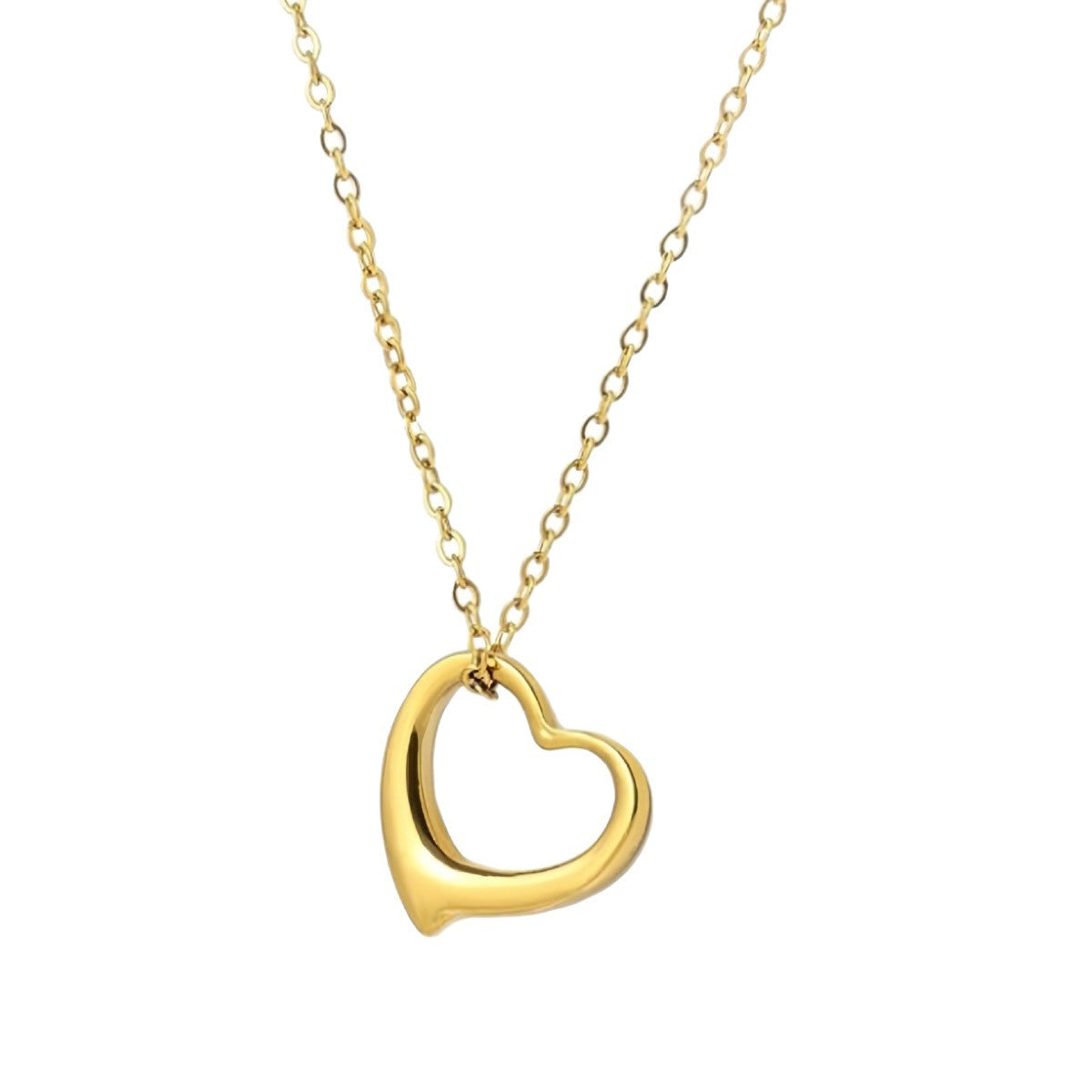 Collana cuore traforato da donna