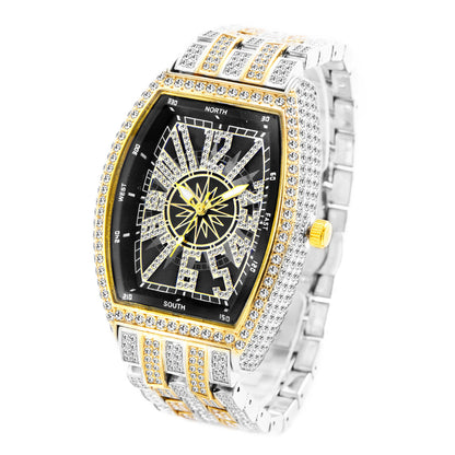 Orologio quadrante ampio a secchio