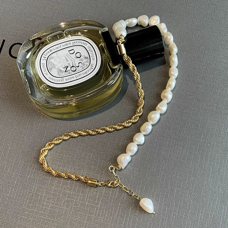 Collana perle barocche vintage naturali