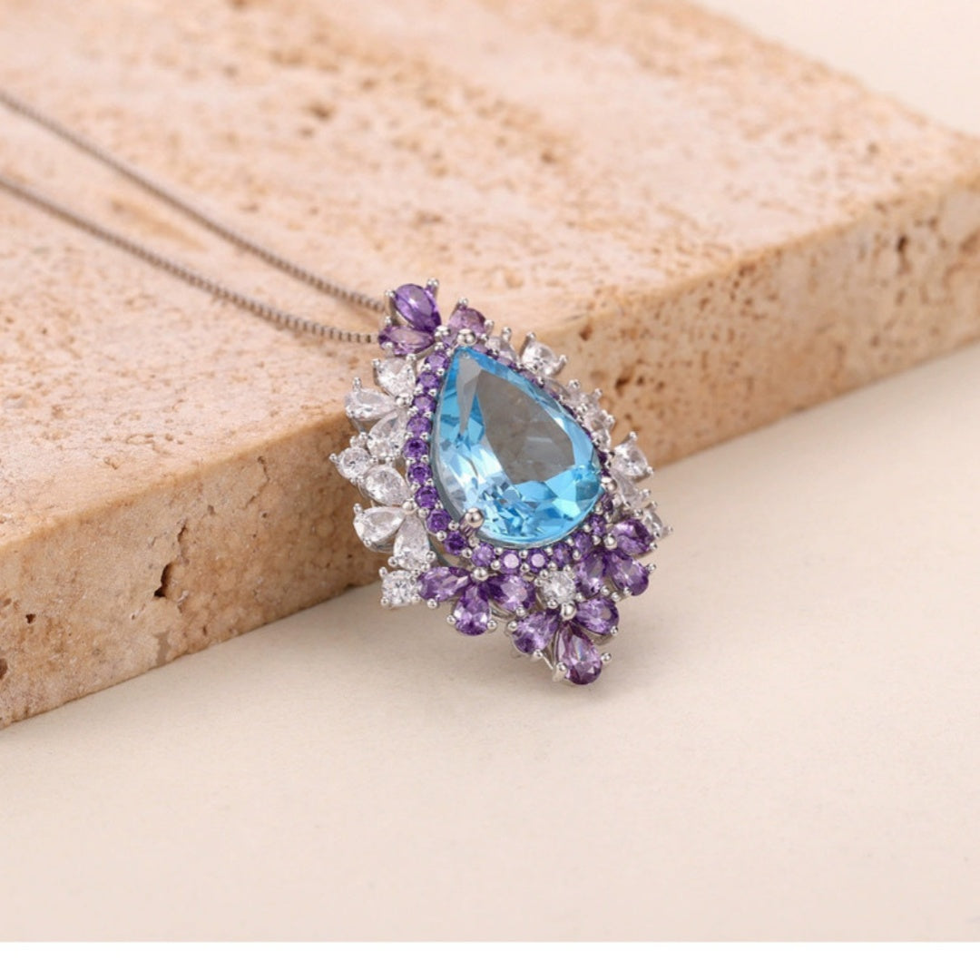 Collana ametista naturale