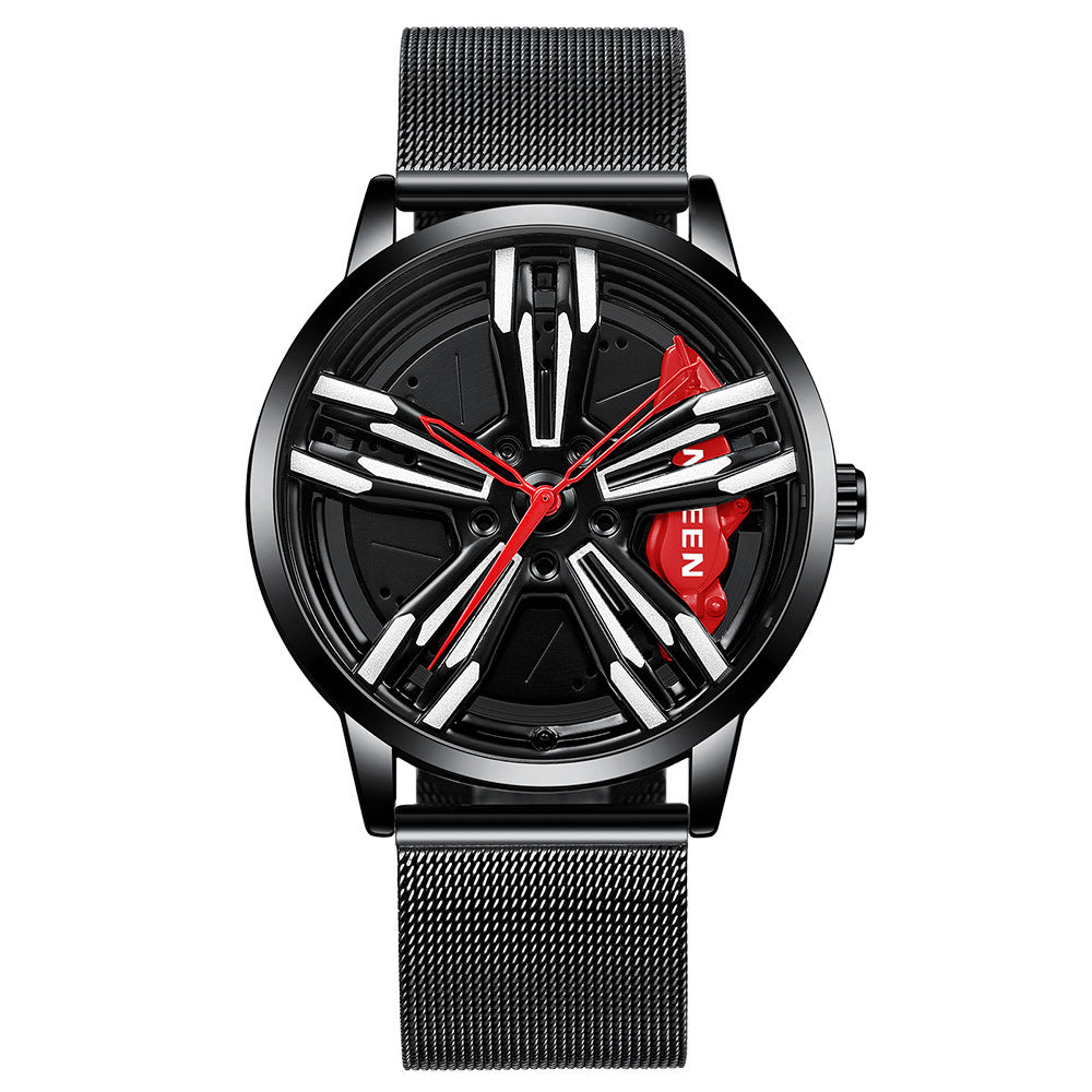 Orologio uomo tema locomotiva