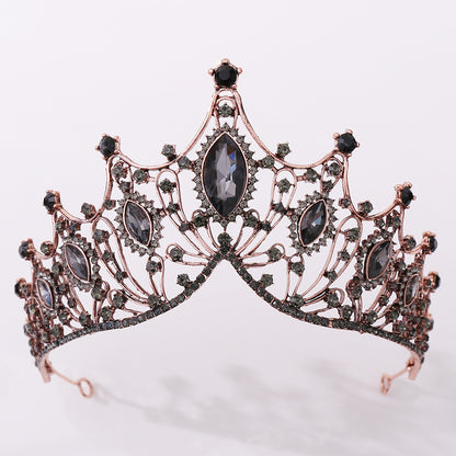 Tiara barocca nera