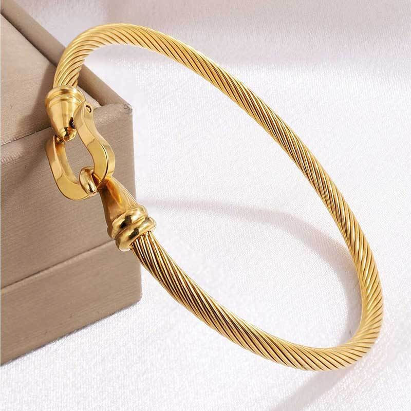 Bracciale cuore ferro di cavallo