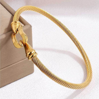 Bracciale cuore ferro di cavallo