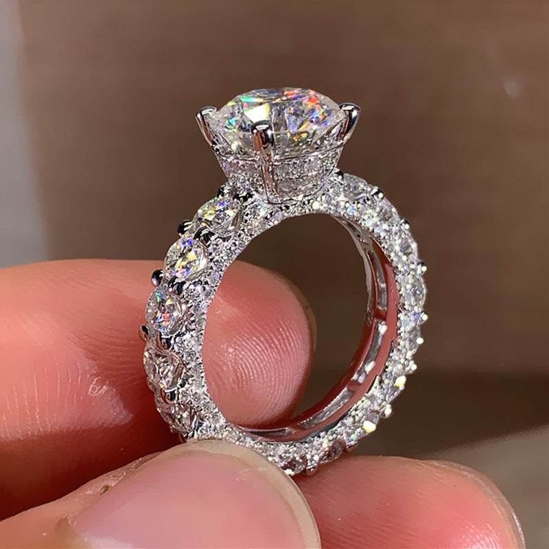 Anello rame zircone da donna