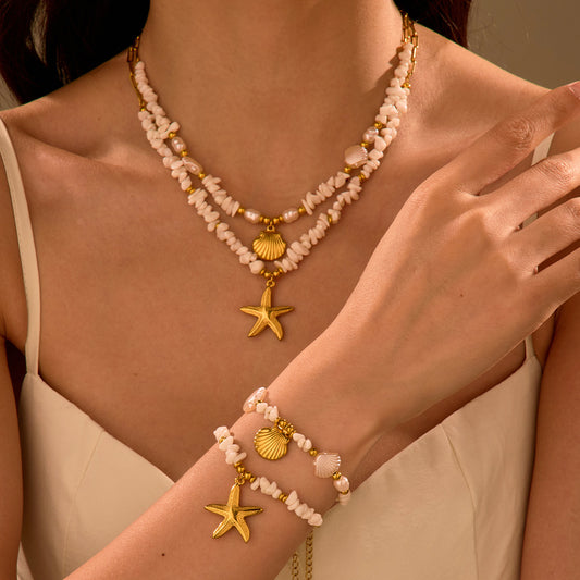 Collana conchiglie