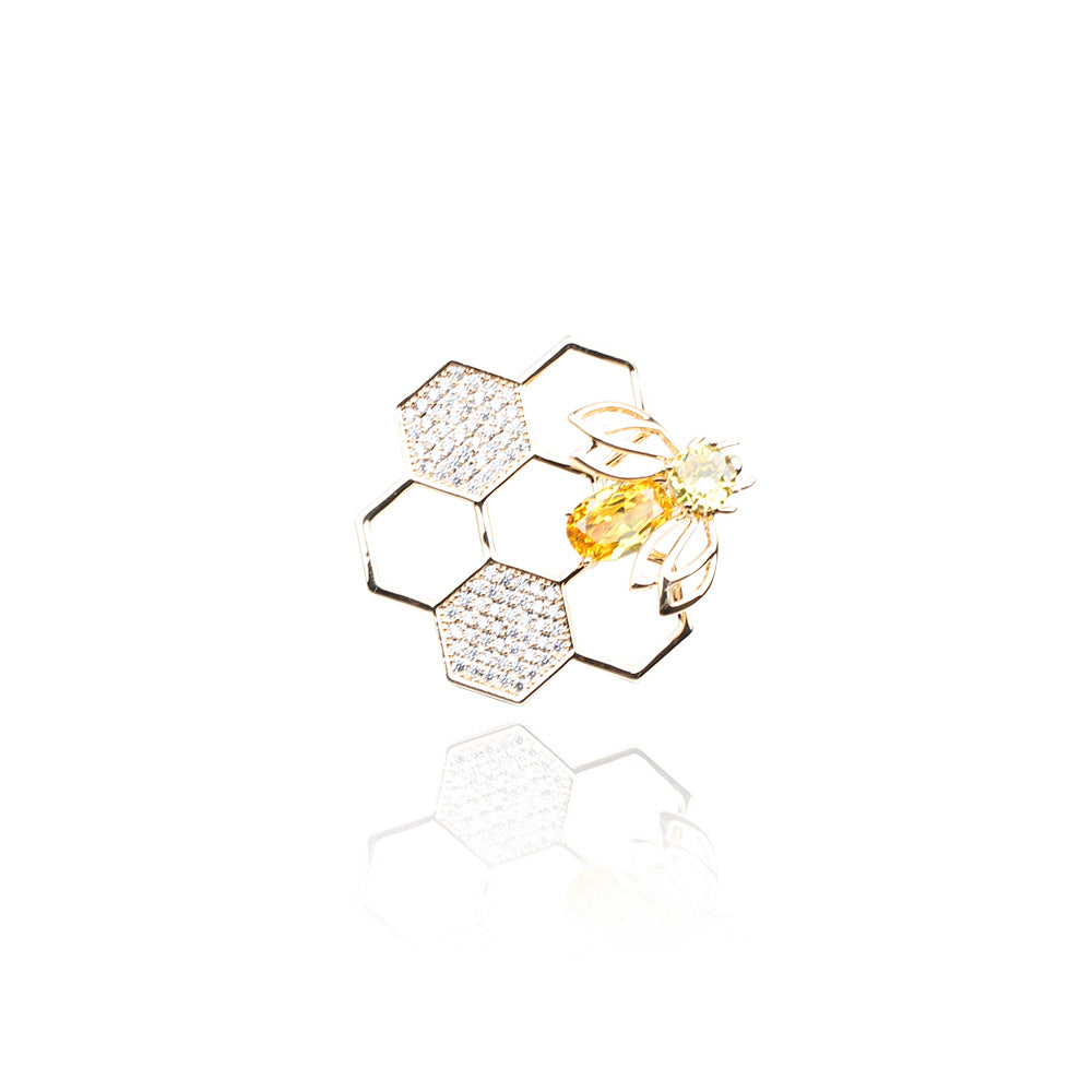 Spilla ape geometrica