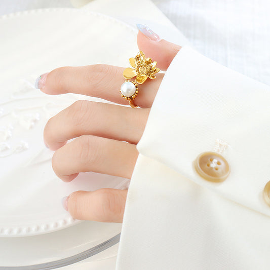 Anello fiore francese