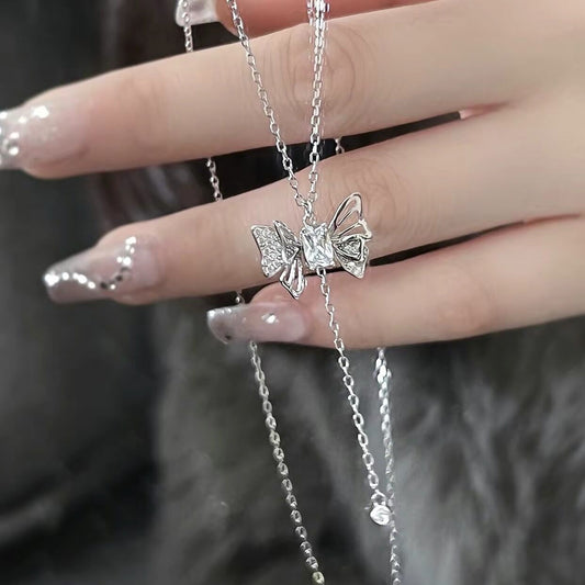 Collana farfalla scorrevole