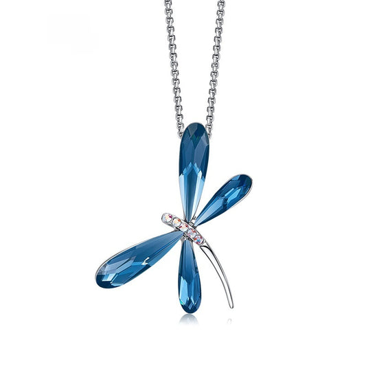 Collana libellula cristallo