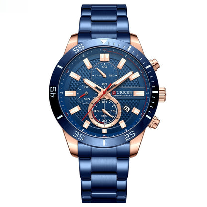 Orologio uomo multifunzione impermeabile