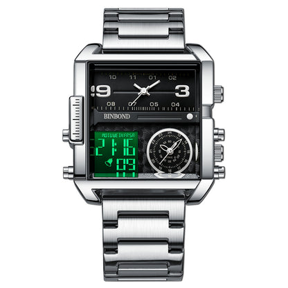 Orologio uomo sportivo multifunzione al quarzo