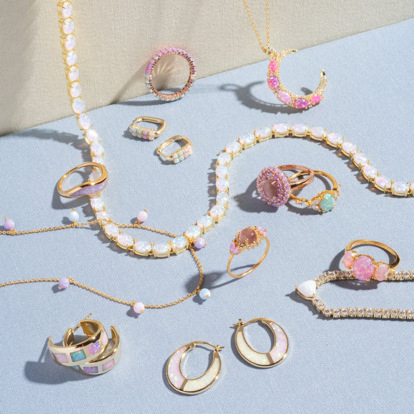 Collana luna opale