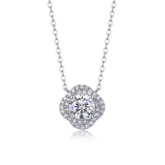 Collana fiore argento