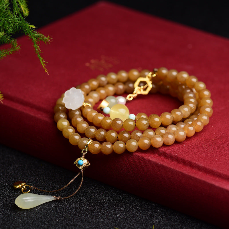 Bracciale perline verde