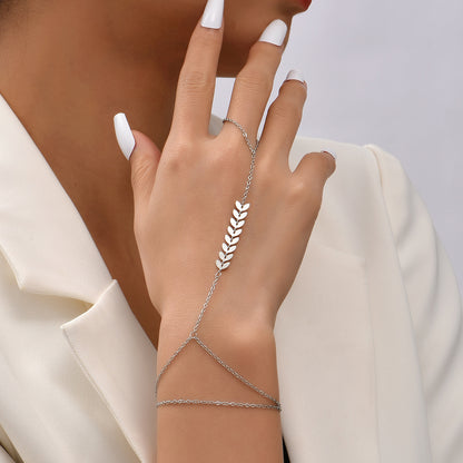 Bracciale charm cuore semplice