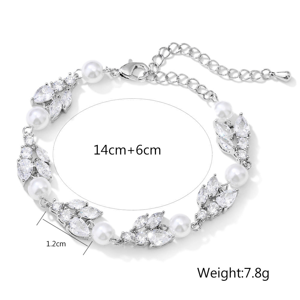Collana zirconi micro-incastonata