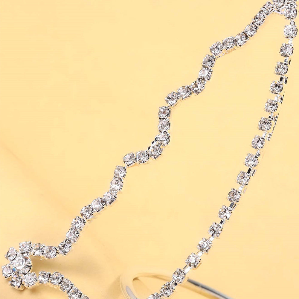 Bracciale farfalla strass