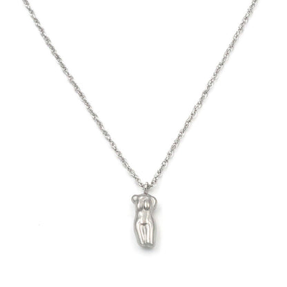 Collana clavicola acciaio