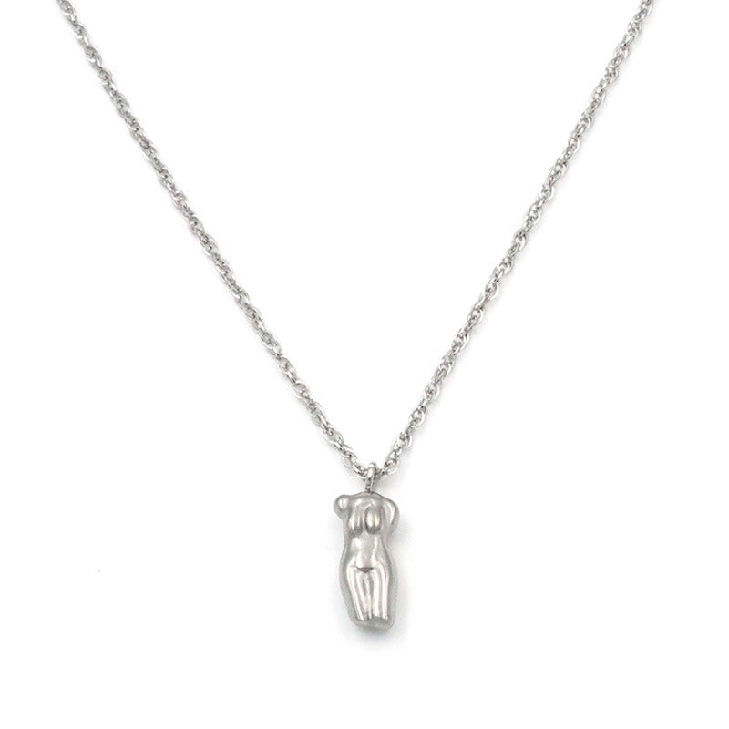 Collana clavicola acciaio