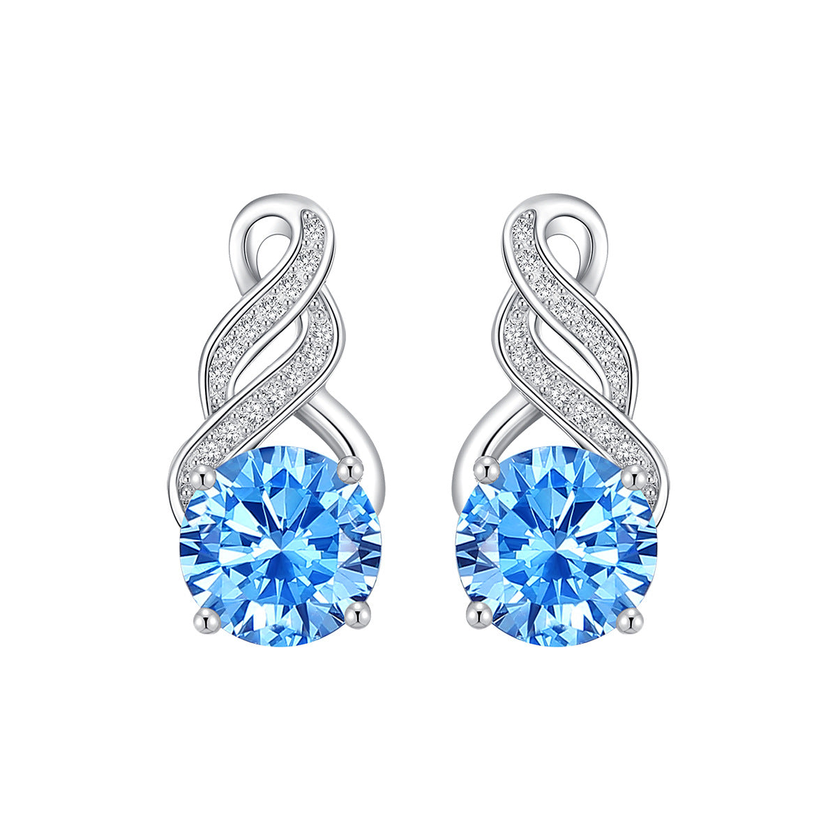 Orecchini croce moissanite