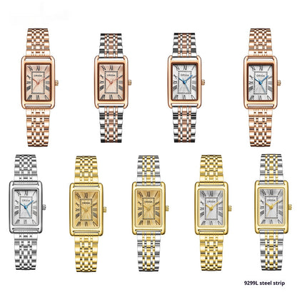 Orologio da donna quadrato acciaio