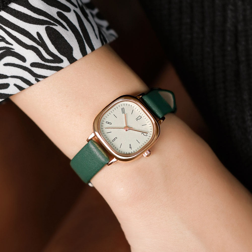Orologio da donna quadrato al quarzo